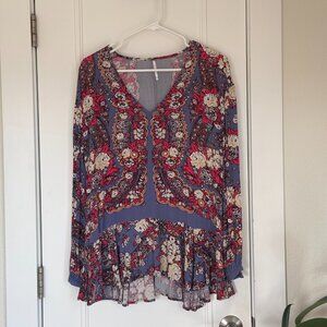 Free People Floral Tunic XS
